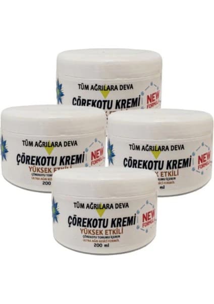 Süper Çörek Otu Kremi White Box 4 Tane x 200 ml
