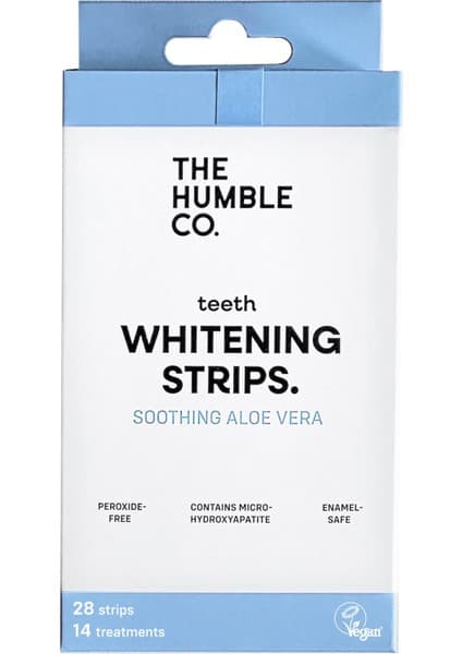 The Humble Co. Teeth Whitening Strips - Aloe Vera (28 Strips) Diş Beyazlatma Bandı Aloe