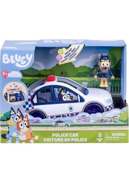 Bluey Polis Arabası Sesli ve Işıklı 1 Figür