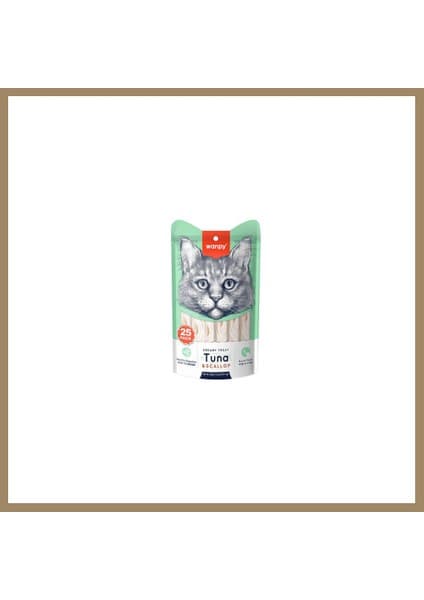 Bezos Ton Balık ve Deniz Taraklı Krema Kedi Ödülü 25X14 gr