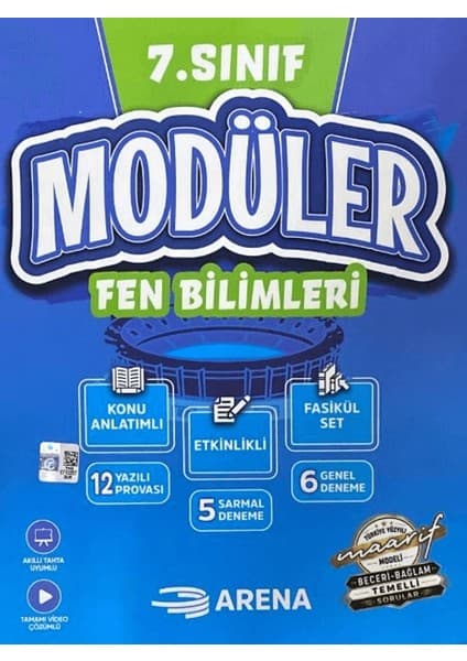 Arena Yayıncılık 7. Sınıf Fen Bilimleri Modüler Konu Anlatımlı Etkinlikli 6 Fasikül
