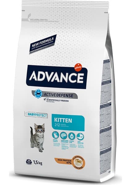 Advance Cat Kitten Yavru Kedi Maması 1,5