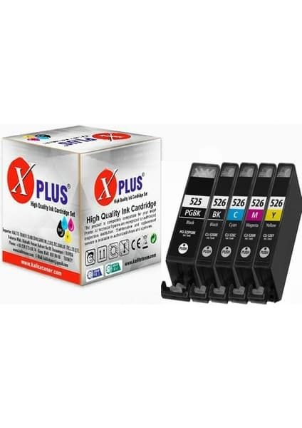 Xplus Xplus® Pixma MG5300 Kartuş Set 5 Renk Takım Muadil Fiyatı
