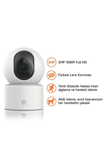 Smart Camera C201 Full HD 1080p Akıllı Güvenlik Kamerası (Xiaomi Türkiye Garantili)