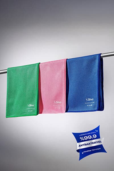 Ultrafiber Premium 3'lü Cam Bezi (40×40 cm)