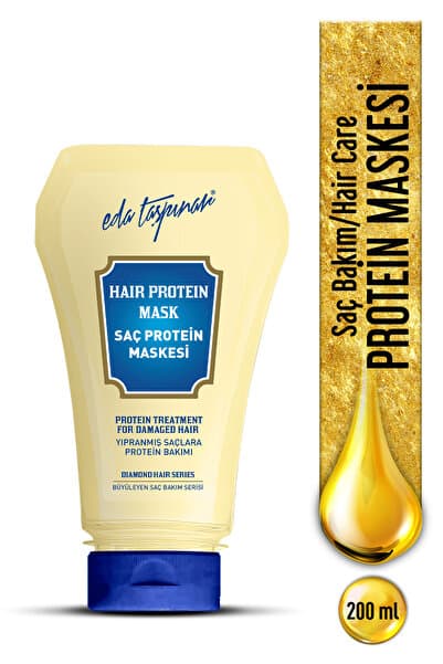 Eda Taşpınar Protein İçerikli Saç Bakım Maskesi – Bakım & Güçlü Saç Görünümü 200 ml