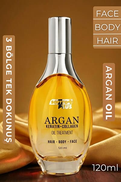 Softto Plus Argan İçerikli Saç Vücut ve Cilt Bakım Yağı 120 ml