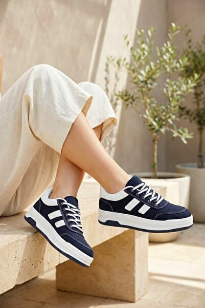 Dark Seer DS Sapphire Lacivert Beyaz Kadın Sneaker