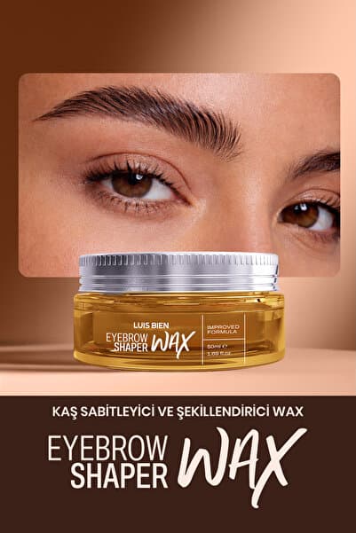 Luis Bien Laminasyon Etkili Kaş Sabitleyici Wax 50 ml – Trichogen & Hint Yağı, Kalıntı Bırakmaz | Kaş Waxı | Kaş Şekillendirici | Browlift Wax | Kaş Jölesi | Kaş Sabitleme | Kaş Bakımı