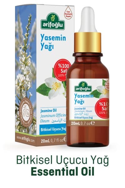 Arifoğlu Yasemin Yağı 20ml %100 Saf ve Doğal Damlalık Kapak Mis Kokulu Yasemin Çiçeği Yağı