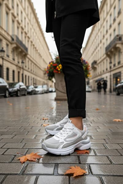SOHO Buz-Pudra-Beyaz Kadın Sneaker 18802