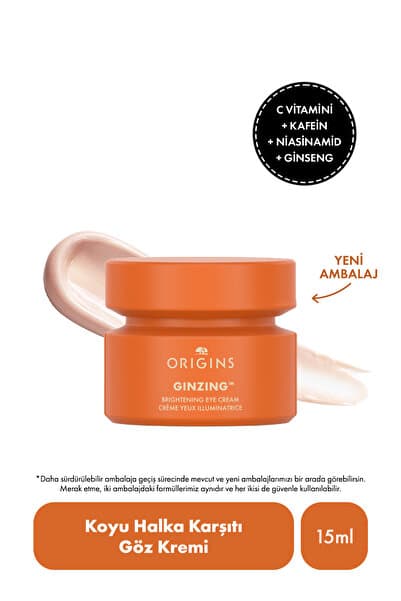 Origins C Vitamini & Niasinamid Içeren Ginzing™ Canlandırıcı Göz Kremi 15 ml Orijinal