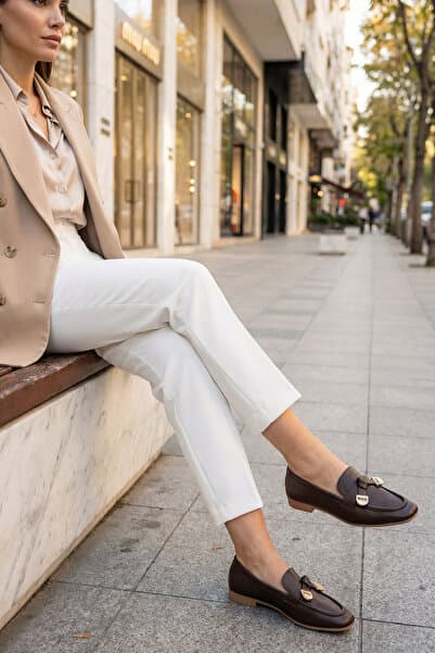 SOHO Kahve Mat Kadın Loafer Ayakkabı 21162