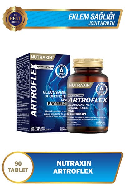 Nutraxin Artroflex 90 Tablet | Glukozamin 1500 mg | Eklem & Kıkırdak Destek Formülü