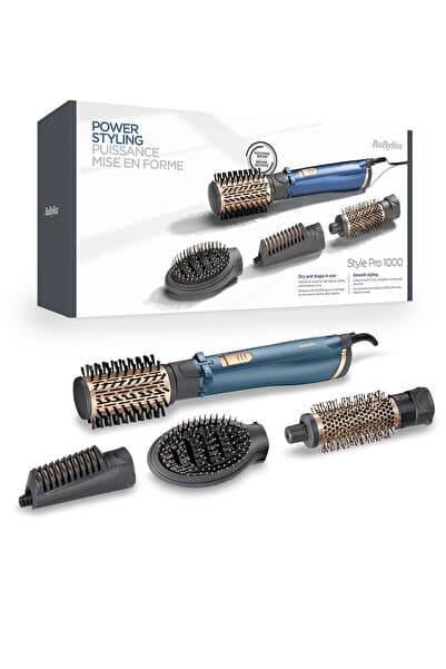 StylePro 1000W 200 Derece 4 Başlıklı Hava Üflemeli Döner Başlıklı Saç Şekillendirici Seti AS965E