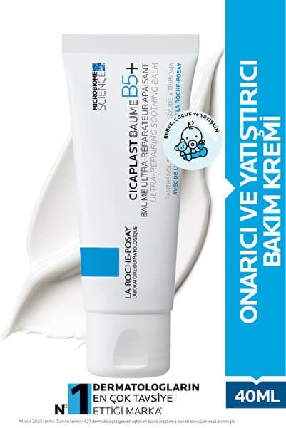 La Roche Posay Cicaplast Baume B5+ Onarıcı ve Yatıştırıcı Bakım Kremi 40 ml