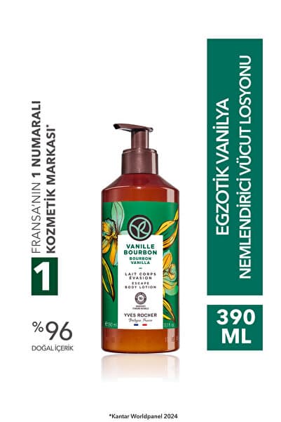 Yves Rocher Nemlendirici Vücut Losyonu Egzotik Vanilya 390 ml