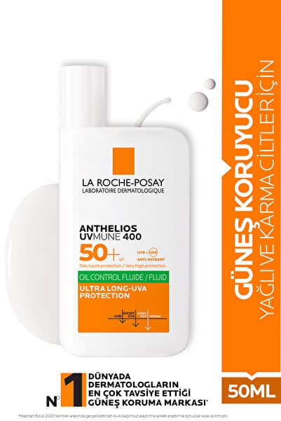 Anthelios Oil Control Fluid Spf 50+ Güneş Kremi 50 ml