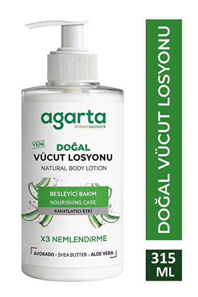Agarta Doğal Nemlendirici Vücut Losyonu 315 ML