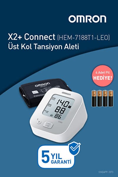 Omron X2+ Connect Üst Koldan Ölçer Dijital Tansiyon Aleti (M2 Intelli)