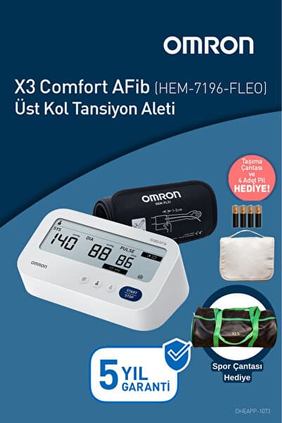 X3 Comfort AFib Üst Koldan Ölçer Dijital Tansiyon Aleti-XLS Çanta Hediyeli