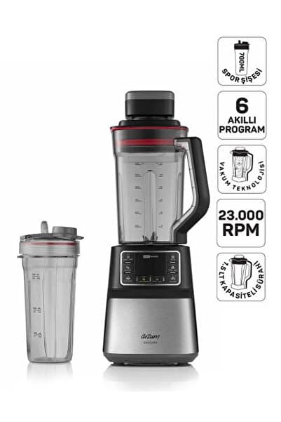AR1061 Vacuumix Vakumlu 1500W Power Blender, 1.5L Sürahi, Buz Kırma Özellikli, Siyah