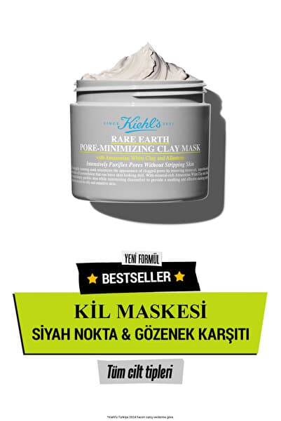 Kiehl's Rare Earth Gözenekleri Derinlemesine Arındıran ve Görünümünü Azaltan Kil Maskesi 125 ml