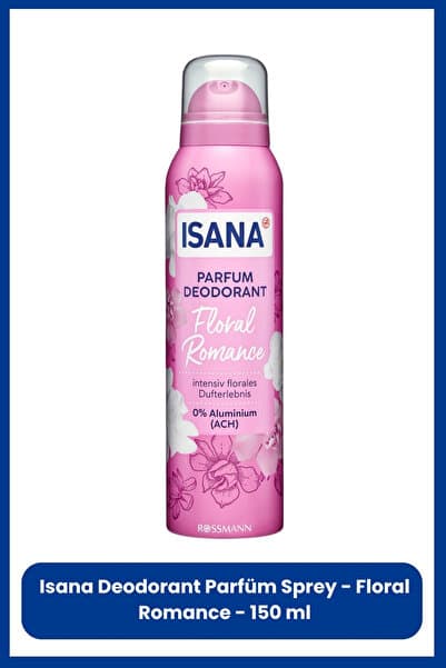 ISANA Deo-Parfüm Sprey - Floral Romance - 150 ml