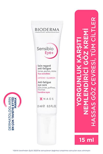 Sensibio Eye+ Hassas Göz Çevresi Yorgunluk, İnce Çizgi Karşıtı Nemlendirici Göz Kremi 15 ml