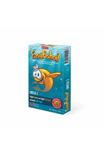 Easy Fishoil EasyFishoil Omega 3 Çiğnenebilir 30 Adet Jel