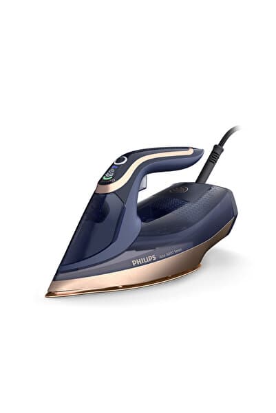 Philips 8000 Serisi Azur Buharlı Ütü, 3000W, 260 g Turbo Şok Buhar, Sıfır Yanık Riski, DST8050/20