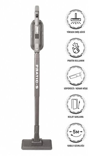 FANTOM Pratıc-S P1200 Toz Torbasız Dikey Süpürge Antrasit