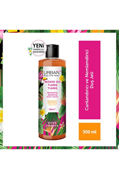 Urban Care Body Series Monoi Oil Ylang Ylang Canlandırıcı ve Nemlendirici Duş Jeli-500ml-Vegan
