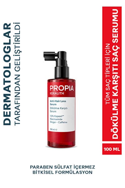 Propia Keralith Saç Dökülmesine Karşı Serum 100 ml | 1.5% Kopexil™ Dökülme Karşıtı Saç Bakım Serumu