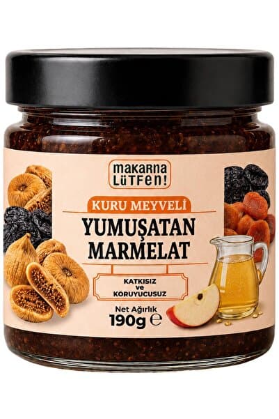 Makarna Lütfen Yumuşatan Marmelat (Kuru İncir-Kayısı-Erik - 190 gram)