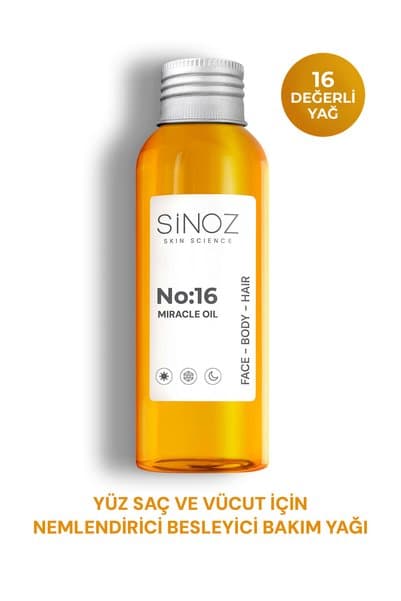No:16 Nemlendirici Besleyici Yenileyici Işıltı Verici Mucizevi Onarıcı Bakım Yağı 100 ml