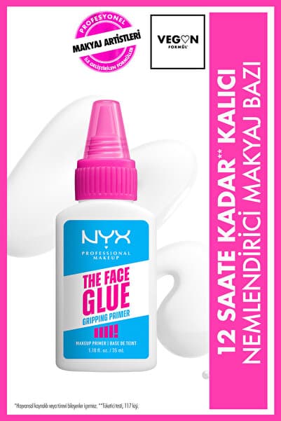 NYX Professional Makeup Face Glue Primer 12 Saate Kadar Kalıcı Nemlendirici Makyaj Bazı