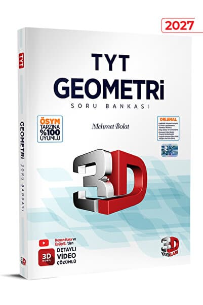 3D Yayınları Tyt Geometri Soru Bankası