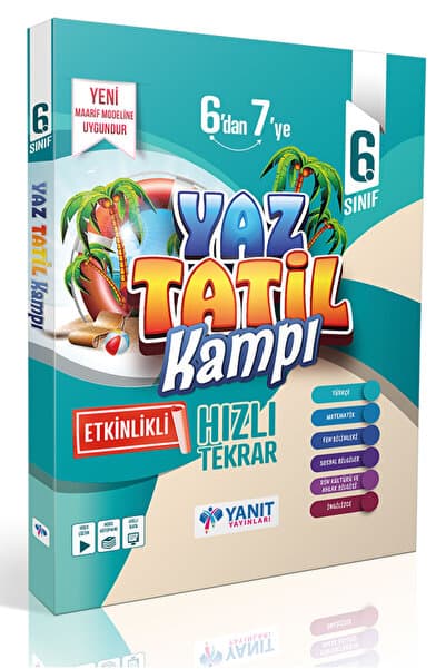 Yanıt Yayınları Yanıt Yayınları Yanıt 6.sınıf Yaz Tatil Kamp Kitabı
