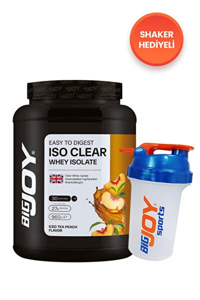Bigjoy Iso Clear Whey Isolate Ice Tea Şeftali 960g