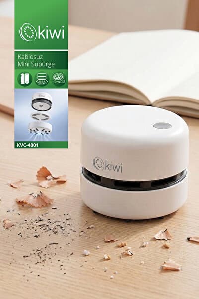 Kiwi Kablosuz Mini El Süpürgesi Pilli Kırmızı Kvc-4001