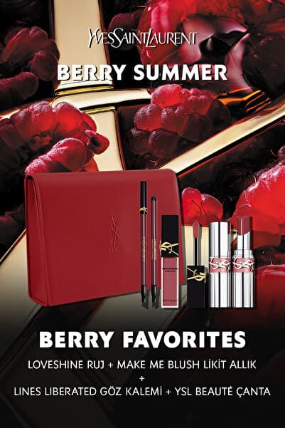 Yves Saint Laurent Berry Favorites Makyaj Seti