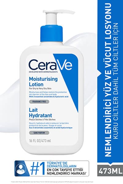 CeraVe Hyalüronik Asit & Seramid İçerikli Nemlendirici Vücut Losyonu 473 ml