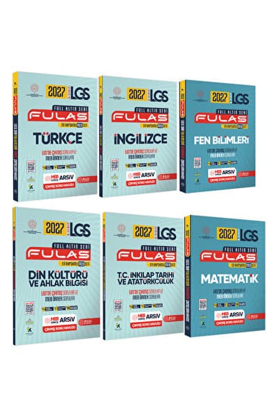 İnformal Yayınları 2027 8. Sınıf Full LGS Altın Seri(FULAS)MEB Çıkmış Modüler Soru Bankası Seti Çözümlü EN KAPSAMLI SET