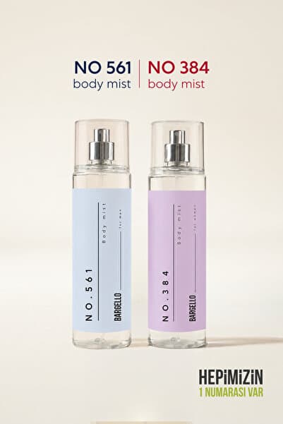Bargello No.561 Erkek 210 ml Body Mist No.384 Kadın 210 ml Body Mist