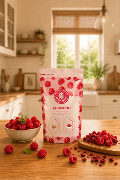 Antep Pazarı Ahududu Kuru Meyve Cipsi - Dondurularak Kurutulmuş Freeze Dried Çıtır Ahududu - 15g