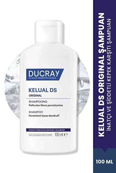 Ducray Kelual DS İnatçı Kepek Karşıtı Şampuan Kepeğe Karşı Etkili ve Hassas Saç Derisi için 100 ml