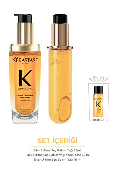 Kerastase Elixir Ultime Saç Bakım Yağı Refill Seti 165ml