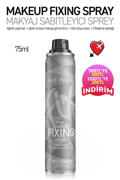 Alix Avien Makyaj Sabitleyici Sprey - Make Up Fixing Spray 75 ML