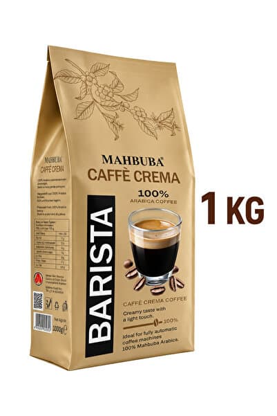 Mahbuba %100 Arabica Barista Caffe Crema Çekirdek Kahve 1kg